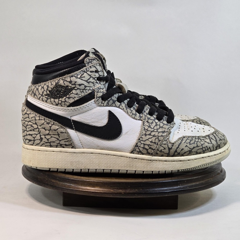 Air Jordan 1 Retro OG Shoes Mens Size 5.5Y Elephant Print FD1437-052 Nike